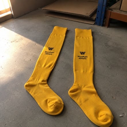 Custom printed soccer socks in bulk