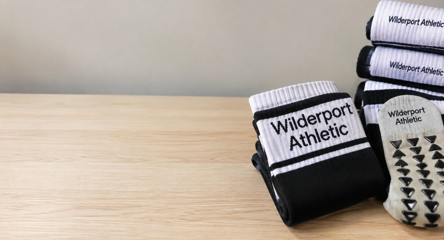 Custom printed soccer socks with logo
