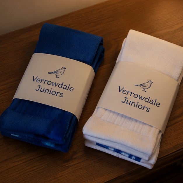 Soccer socks with logo — customer photo