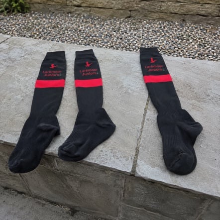 Soccer socks with logo printing